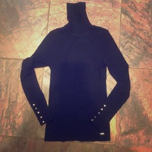 WHBM Black Turtleneck